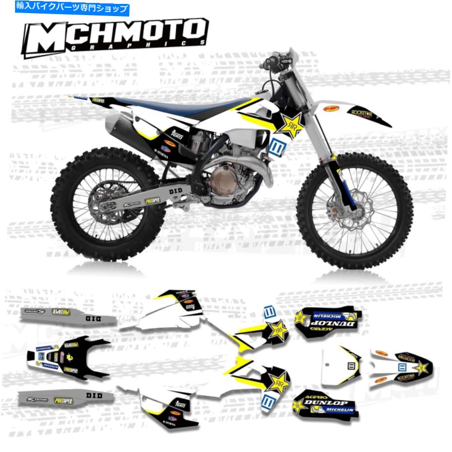 Graphics decal kit Husqvarna TC FC TX FX FS TE FE 2019-2022 125 250 350 450のデカールステッカーキット Decal Sticker Kit For Husqvarna Tc Fc Tx Fx Fs Te Fe 2019 - 2022 125 250 350 450【並行輸入品】
