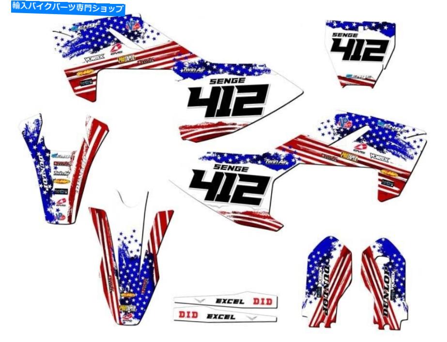 Graphics decal kit 2018-2023 TC 85 Merica USA Senge Graphics Kit Husqvarnaと互換性 2018-2023 TC 85 MERICA Usa Senge Graphics Kit Compatible with Husqvarna【並行輸入品】 46,926円
