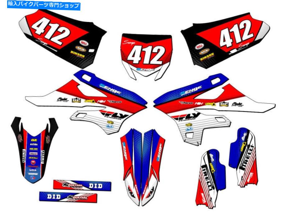 Graphics decal kit 2022-2023 YZ 85 RICOCHET BLUE SENGEグラフィックスキットヤマハと互換性 2022-2023 YZ 85 RICOCHET Blue Senge Graphics Kit Compatible with Yamaha【並行輸入品】