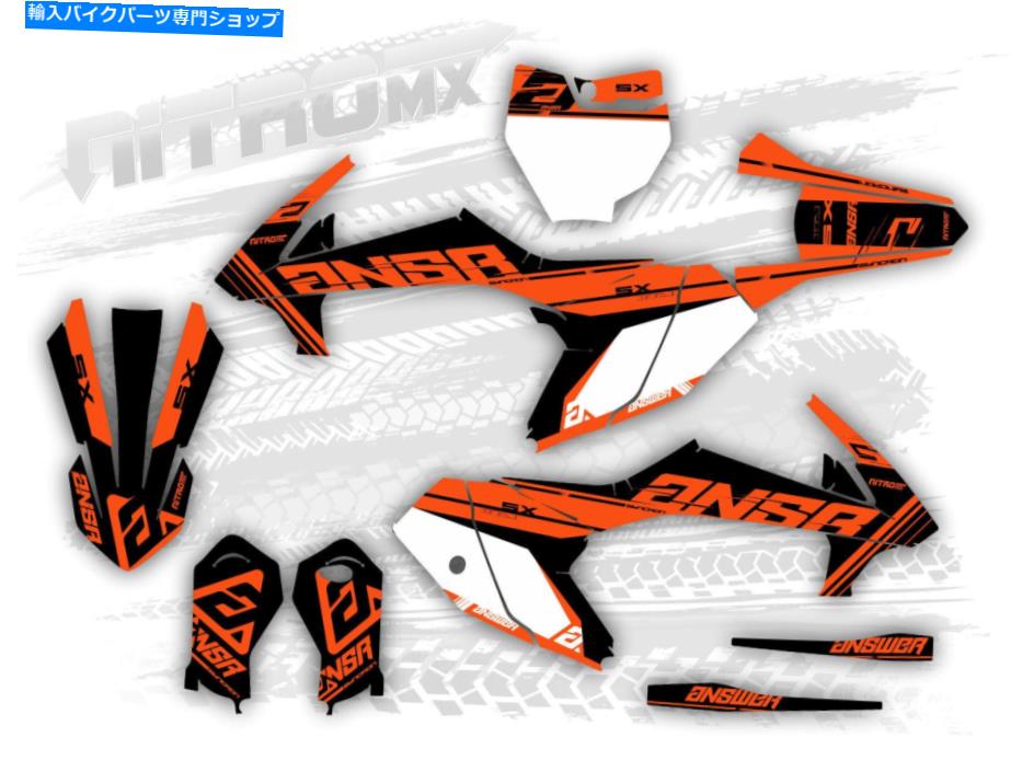 Graphics decal kit KTM SX 65 SX65 2016 2017 2018 2019 2020 2021 2022グラフィックキットデカールNITROMX KTM SX 65 SX65 2016 2017 2018 2019 2020 2021 2022 Graphic Kit Decals by NitroMX【並行輸入品】