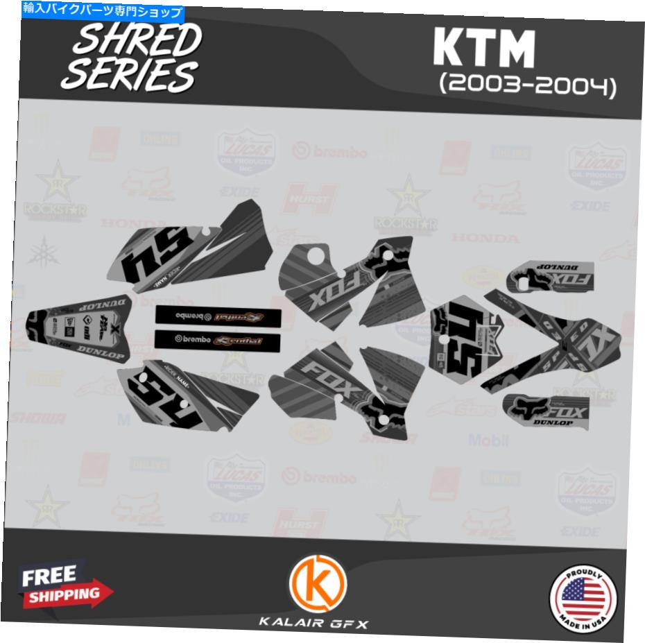 Graphics decal kit KTM SX 125 200 250 450 525 2003-2004シュレッドスモーク用のグラフィックキット Graphics Kit for KTM SX 125 200 250 450 525 2003-2004 SHRED-Smoke【並行輸入品】 43,544円