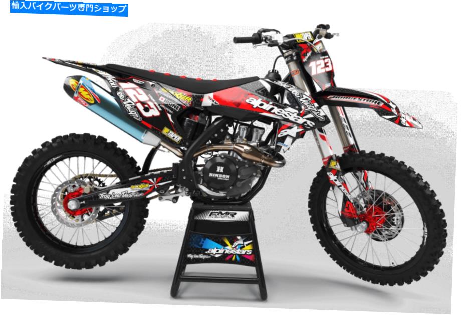Graphics decal kit フルデカールキットデコモトクロス80 Cr Alpinestars MX ATV Quadグラフィックス FULL DECAL KIT DECO MOTOCROSS 80 CR ALPINESTARS MX ATV QUAD GRAPHICS【並行輸入品】
