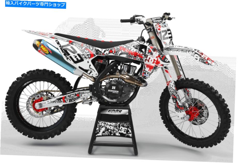 Graphics decal kit 80 CR DC B＆WフルデカールキットデコモトクロスMX ATV Quadグラフィックス 80 CR DC B&W FULL DECAL KIT DECO MOTOCROSS MX ATV QUAD GRAPHICS【並行輸入品】｜Us Custom Parts Shop USDM