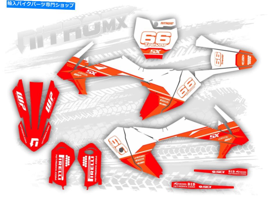 Graphics decal kit KTM SX 65 SX65 2016 2017 2018 2019 2020 2021 2022グラフィックキットデカールNITROMX KTM SX 65 SX65 2016 2017 2018 2019 2020 2021 2022 Graphic Kit Decals by NitroMX【並行輸入品】