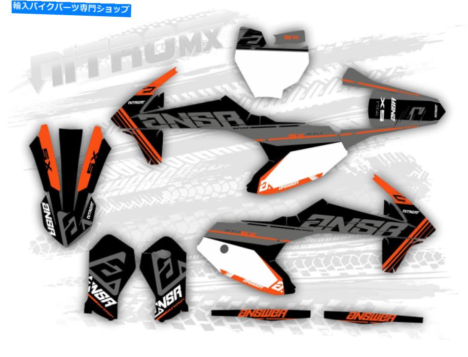 Graphics decal kit KTM SX 50 SX50 2016 2017 2018 2019 2020 2021 2022 NITROMXによるグラフィックキットデカール KTM SX 50 SX50 2016 2017 2018 2019 2020 2021 2022 Graphic Kit Decals by NitroMX【並行輸入品】