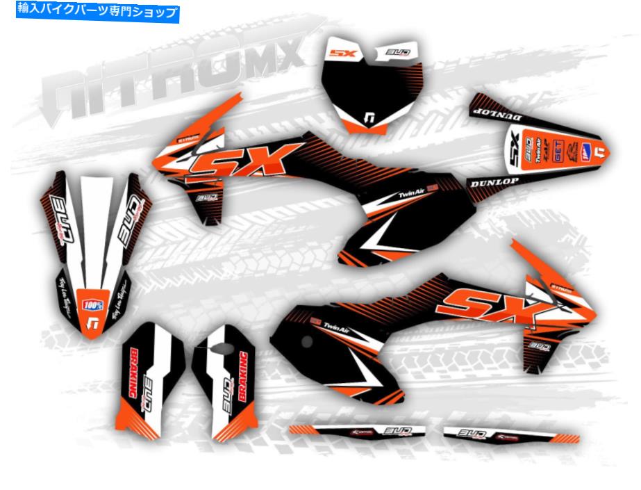 Graphics decal kit KTM SX 50 SX50 2016 2017 2018 2019 2020 2021 2022 NITROMXによるグラフィックキットデカール KTM SX 50 SX50 2016 2017 2018 2019 2020 2021 2022 Graphic Kit Decals by NitroMX【並行輸入品】