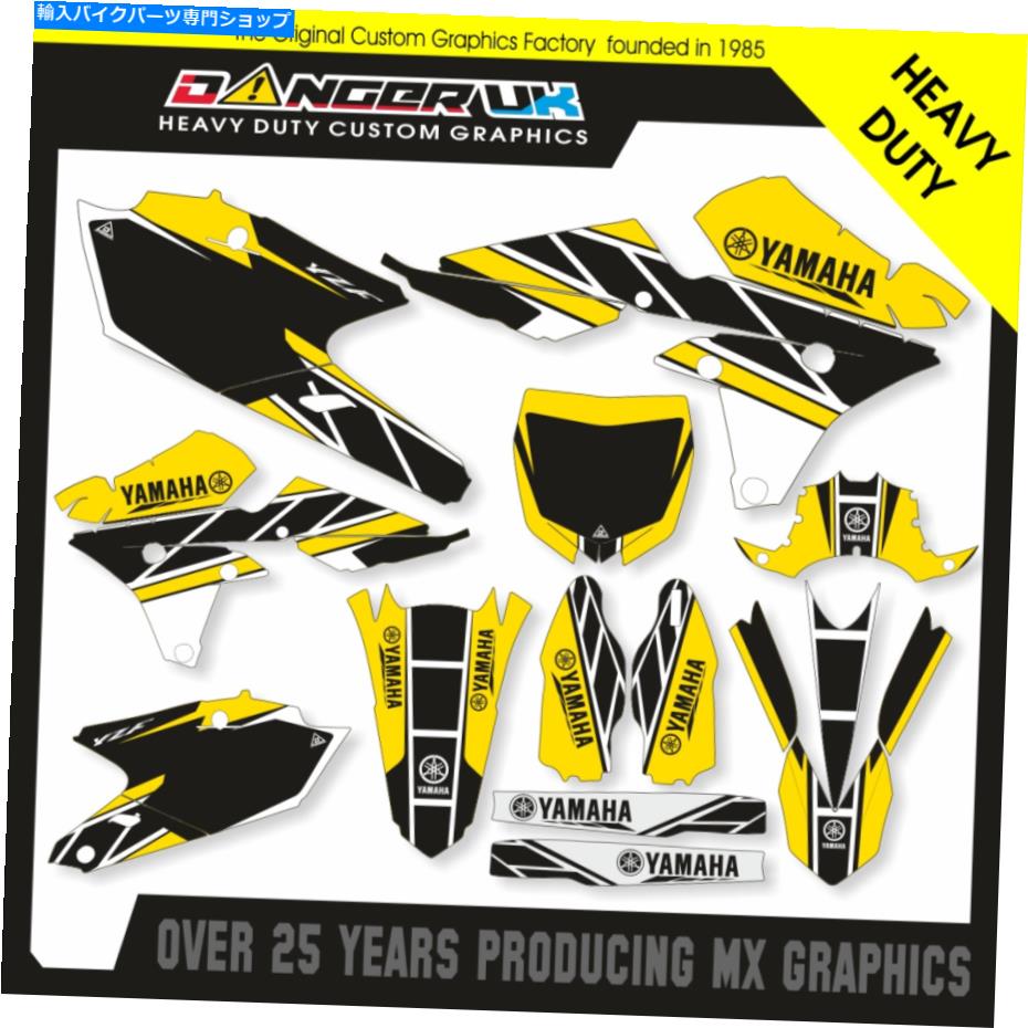 Graphics decal kit ヤマハYZF 250 2014-18 450 2014-17レトロフルグラフィックスキットブラックバック YAMAHA YZF 250 2014-18 450 2014-17 RETRO FULL GRAPHICS KIT BLACK BACKS【並行輸入品】