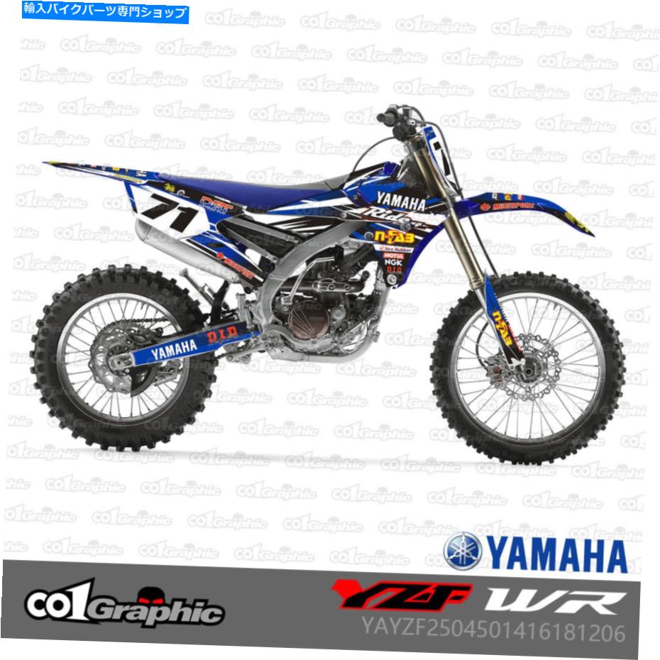 Graphics decal kit ヤマハYZF YZ250F/FX14-18 YZ450F14-17 WR250F 15-18用のグラフィックデカールフルキット GRAPHICS DECALS FULL KIT FOR YAMAHA YZF YZ250F/FX14-18 YZ450F14-17 WR250F 15-18【並行輸入品】