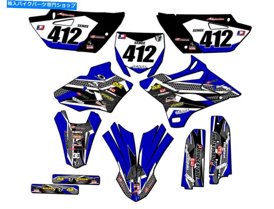 Graphics decal kit 2015-2018 YZ 85 Podium Blue Senge Graphics Kit Yamahaと互換性 2015-2018 YZ 85 PODIUM Blue Senge Graphics Kit Compatible with Yamaha【並行輸入品】