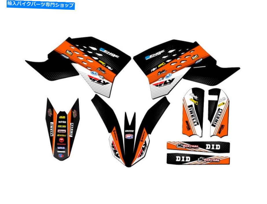Graphics decal kit 2009-2015 SX 65 Ricochet Orange Senge Graphics Kit KTMと互換性 2009-2015 SX 65 RICOCHET Orange Senge Graphics Kit Compatible with KTM【並行輸入品】 44,022円