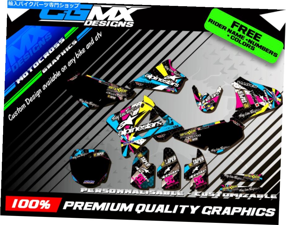 Graphics decal kit RM 85 Suzuki Alpinestars MotocrossMXATV Quadグラフィックスフルデカールキットデコ RM 85 SUZUKI alpinestars MOTOCROSS MX ATV QUAD GRAPHICS FULL DECAL KIT DECO【並行輸入品】
