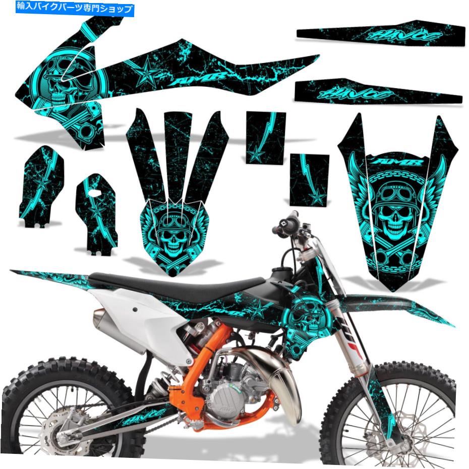 Graphics decal kit ダートバイクグラフィックステッカーキットMXデカールラップKTM 85 SX 18-20 HAVOC TEAL Dirt Bike Graphic Sticker Kit MX Decal Wrap For KTM 85 SX 18-20 HAVOC TEAL【並行輸入品】