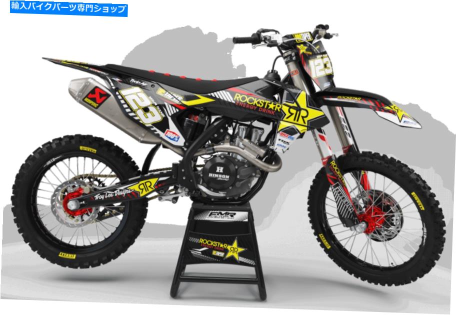 Graphics decal kit CR 85 Rockstar Motocross MX ATV Quadグラフィックスフルデカールキットデコ CR 85 ROCKSTAR MOTOCROSS MX ATV QUAD GRAPHICS FULL DECAL KIT DECO【並行輸入品】|Us Custom Parts Shop USDM