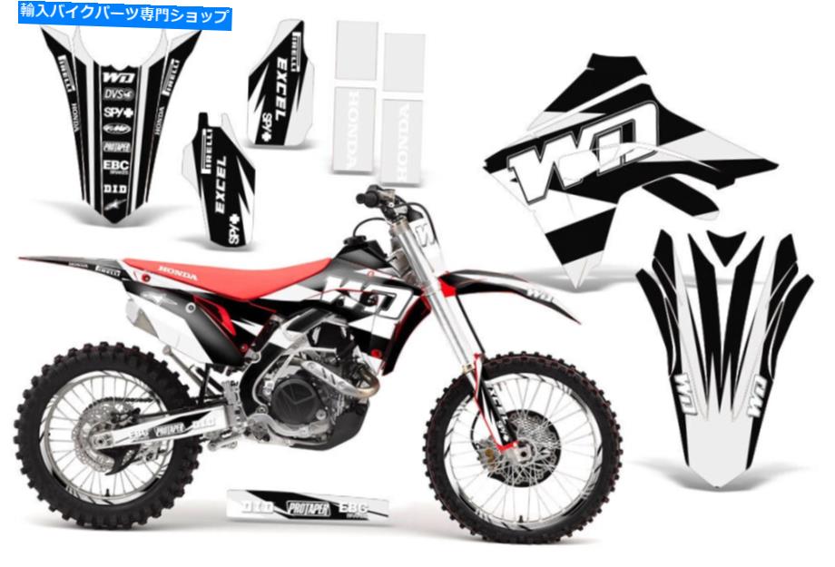 Graphics decal kit フルグラフィックスキットホンダCRF250R 18-21 450R-RX 17-20デカールキットWDホワイト Full Graphics Kit Honda CRF250R 18-21 450R-RX 17-20 Decal Kit WD White【並行輸入品】｜Us Custom Parts Shop USDM