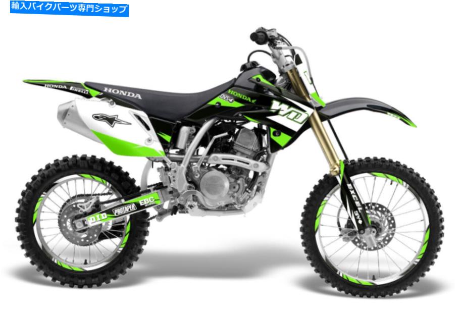 Graphics decal kit デカールグラフィックキットホンダCRF150 R 07-16 WDグリーン Decal Graphic Kit Honda CRF150 R 07-16 WD Green【並行輸入品】｜Us Custom Parts Shop USDM 49,764円