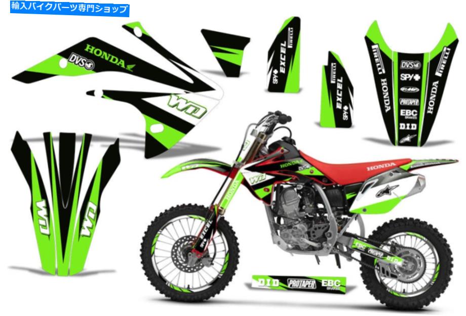 Graphics decal kit デカールグラフィックキットホンダCRF150 R 17-21 WDグリーン Decal Graphic Kit Honda CRF150 R 17-21 WD Green【並行輸入品】|Us Custom Parts Shop USDM
