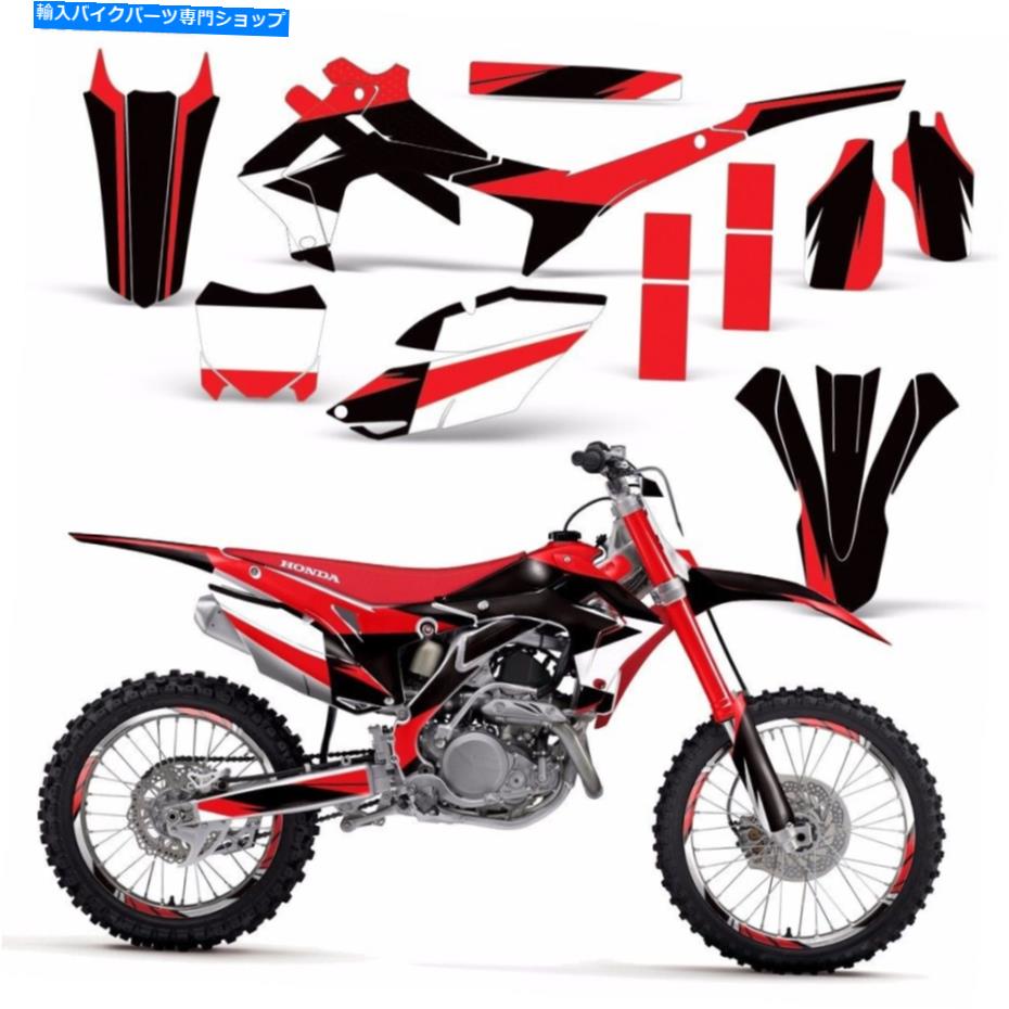 Graphics decal kit デカールグラフィックキットホンダ450Rダートバイク450ステッカーw/背景CRF450 13-16 M Decal Graphic Kit Honda 450R Dirt Bike 450 Stickers w/Backgrounds CRF450 13-16 M【並行輸入品】|Us Custom Parts Shop USDM