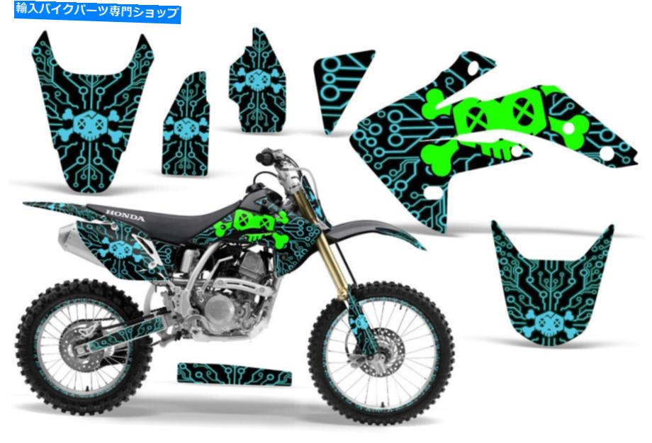 Graphics decal kit デカールグラフィックキットホンダCRF150 R 07-16 CIRDUINBRKR BLUE Decal Graphic Kit Honda CRF150 R 07-16 CircuitBRKR Blue【並行輸入品】|Us Custom Parts Shop USDM