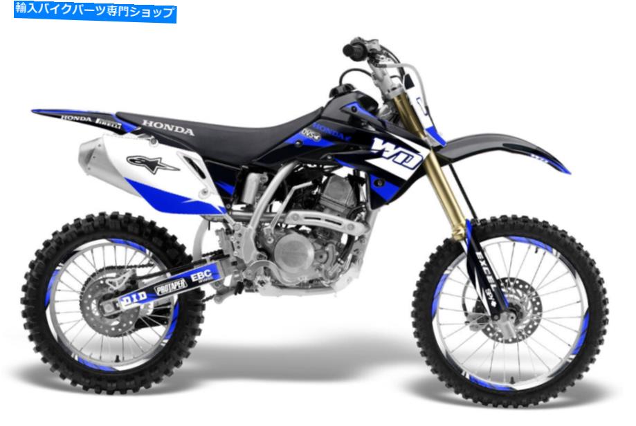 Graphics decal kit デカールグラフィックキットホンダCRF150 R 07-16 WD Blue Decal Graphic Kit Honda CRF150 R 07-16 WD Blue【並行輸入品】