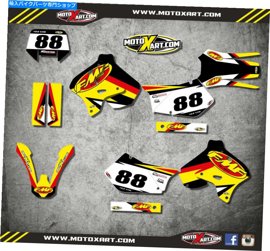 Graphics decal kit スズキRMX 250S 1996 2001フルカスタムステッカーキットサーマルスタイルデカールグラフィックス Suzuki RMX 250S 1996 2001 Full custom sticker kit THERMAL Style decals graphics【並行輸入品】