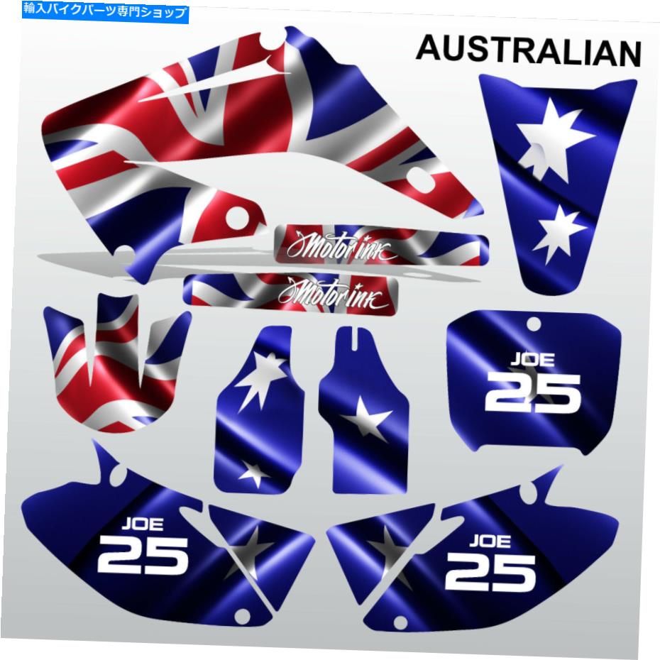 Graphics decal kit Honda CR125 CR250 2002-2007オーストラリアのモトクロスデカールセットMXグラフィックキット Honda CR125 CR250 2002-2007 AUSTRALIAN motocross decals set MX graphics kit【並行輸入品】