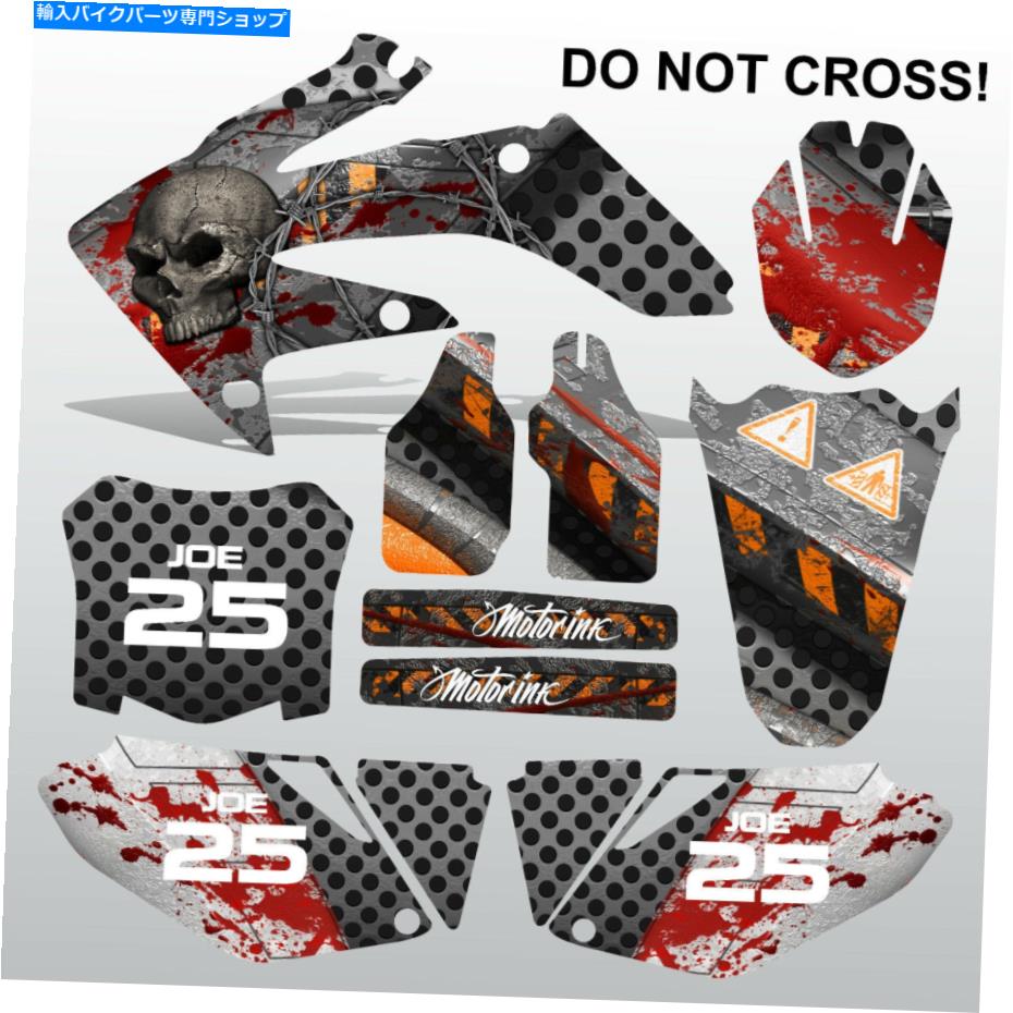 Graphics decal kit Honda CRF 250 2008-2009モトクロスデカールMXグラフィックキットを越えない Honda CRF 250 2008-2009 DO NOT CROSS motocross decals MX graphics kit【並行輸入品】 44,022円