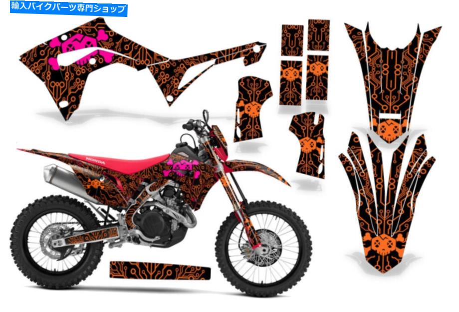 Graphics decal kit MXグラフィックキットデカールラップwith＃Plates for Honda CRF450X 2019 circuitbrkr orng MX Graphic Kit Decal Wrap with # Plates for Honda CRF450X 2019 CircuitBRKR ORNG【並行輸入品】｜Us Custom Parts Shop USDM