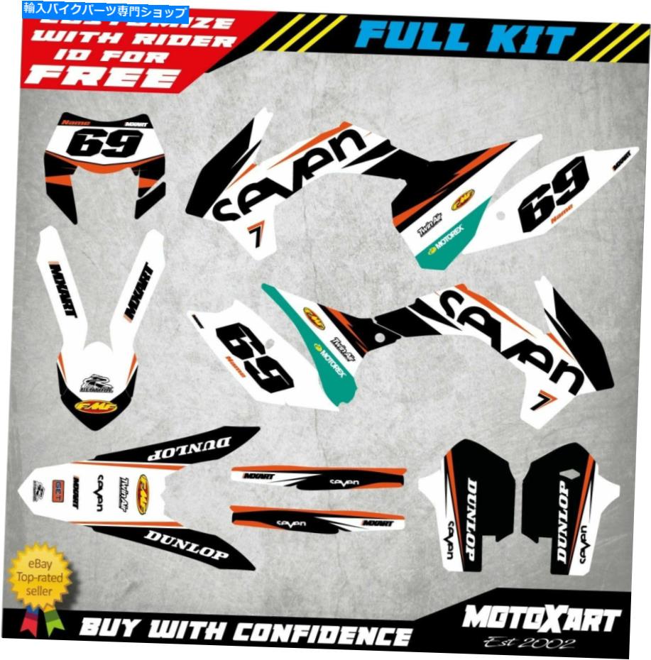 Graphics decal kit KTM Exc 2014 2015 2016グローバルスタイルのステッカーに合うカスタムグラフィックスフルキット Custom Graphics Full Kit to Fit KTM EXC 2014 2015 2016 GLOBAL STYLE stickers【並行輸入品】