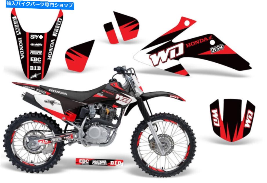 Graphics decal kit Honda CRF230F CRF150Fデカールグラフィックキットダートバイクステッカーラップ08-14 WD RED Honda CRF230F CRF150F Decal Graphic Kit Dirt Bike Sticker Wrap 08-14 WD Red【並行輸入品】｜Us Custom Parts Shop USDM 49,764円