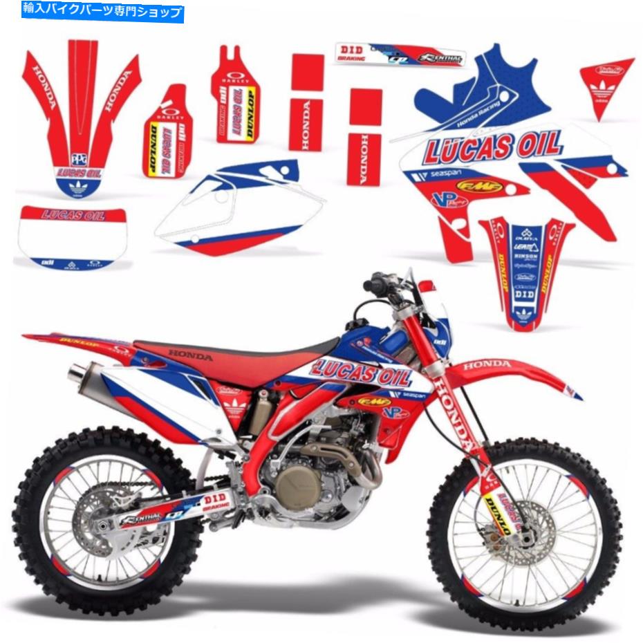 Graphics decal kit デカールグラフィックキットホンダCRF 450Xダートバイクステッカー背景CRF450 X 05-15 LO Decal Graphic Kit Honda CRF 450x Dirt Bike Sticker Backgrounds CRF450 X 05-15 LO【並行輸入品】|Us Custom Parts Shop USDM