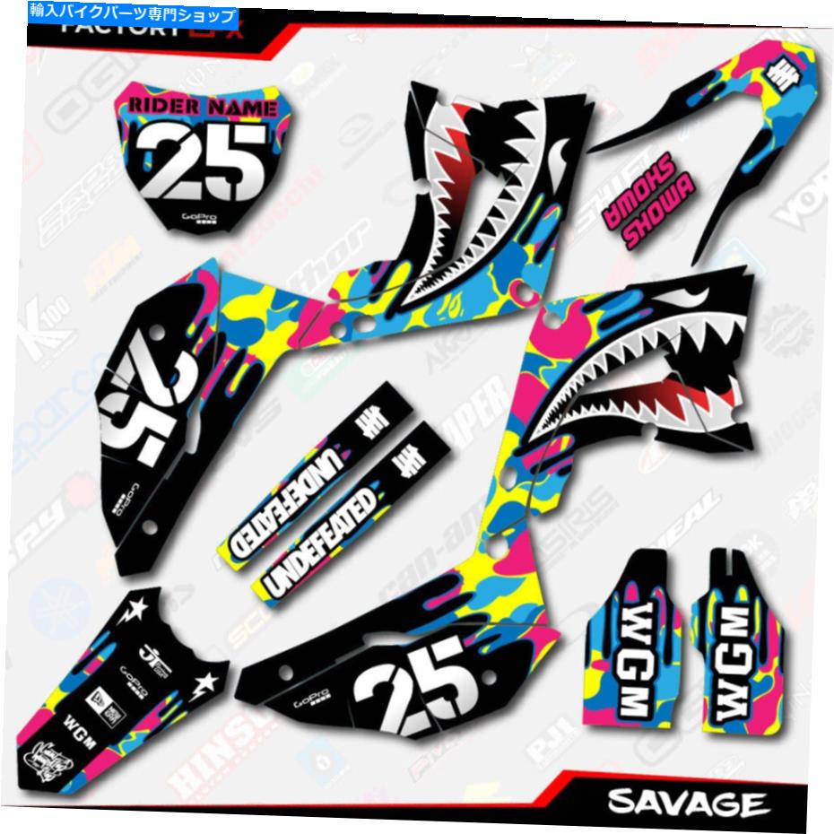 Graphics decal kit cmykサベージ迷彩グラフィックスホンダCR125 250 Polisport Restyleキット02-07デカール CMYK Savage Camo Graphics fits Honda CR125 250 Polisport Restyle kit 02-07 Decal【並行輸入品】