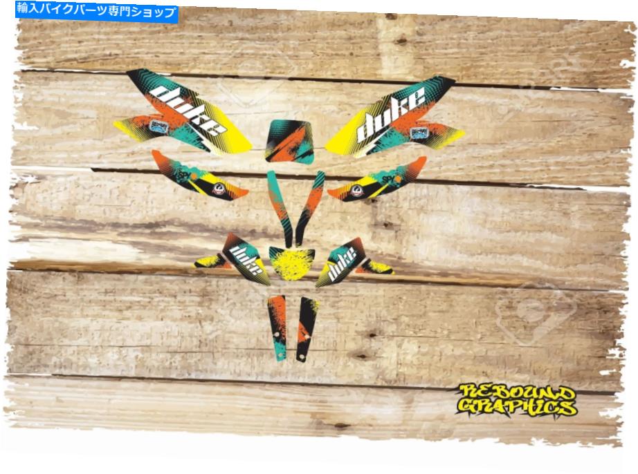 Graphics decal kit KTMデューク125 200 390 2011-2016グラフィックスキット - ステッカーキットデカルデューク KTM DUKE 125 200 390 2011-2016 Graphics Kit- Sticker Kit-Decals Duke【並行輸入品】