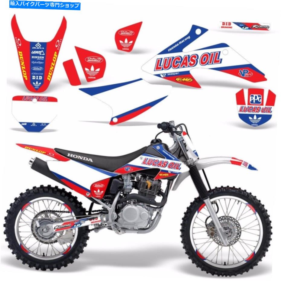Graphics decal kit デカールグラフィックキットホンダCRF 230/150Fバイクステッカーw/backgrounds crf150f 08-14 l Decal Graphic Kit Honda CRF 230/150F Bike Stickers w/Backgrounds CRF150F 08-14 L【並行輸入品】｜Us Custom Parts Shop USDM