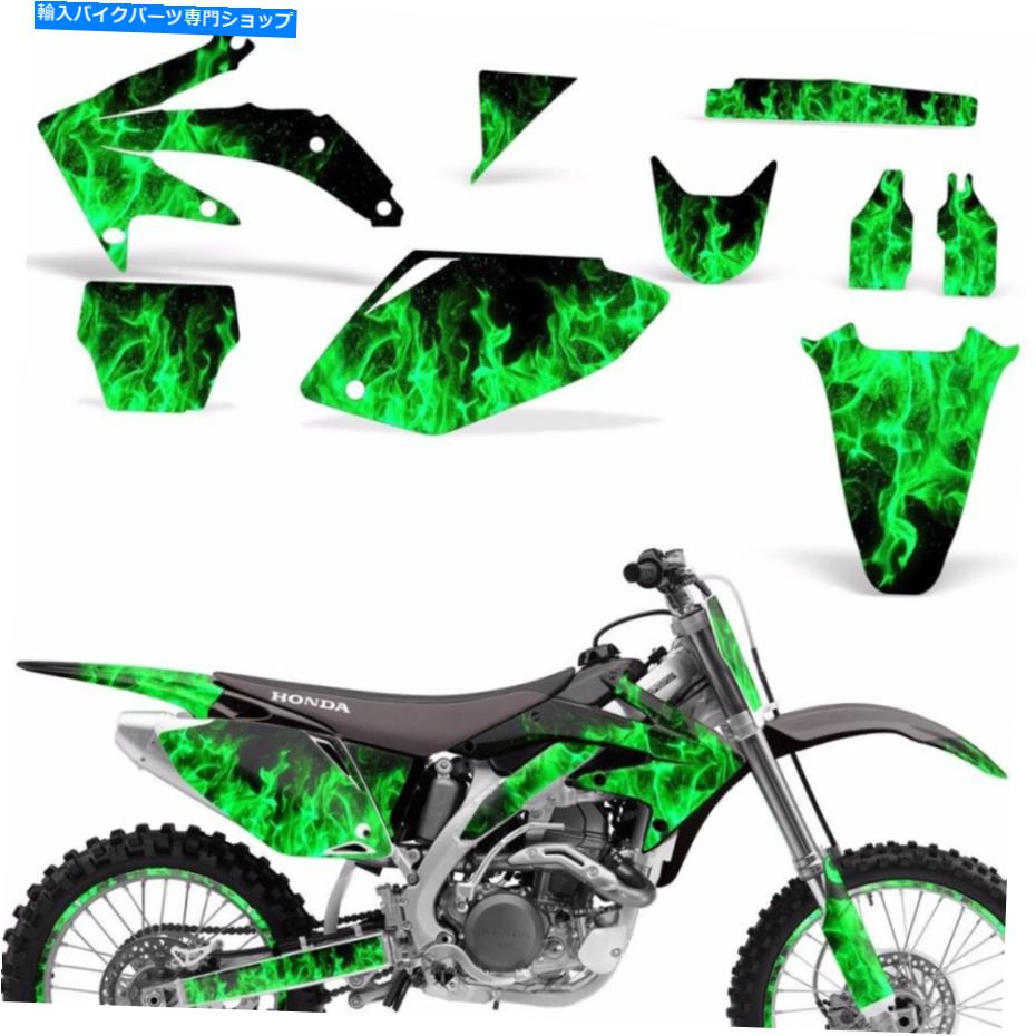 【楽天市場】Graphics decal kit デカールグラフィックキットホンダCRF 450 Rダートバイクステッカー背景0508アイス