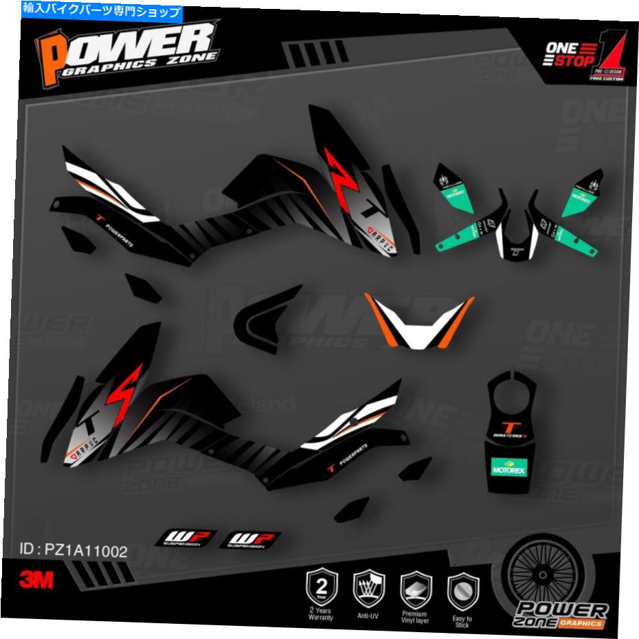 Graphics decal kit チームグラフィックデカール3MステッカーキットKTMデューク125 Duke125 200 390 2011- 2016 Team Graphics Decals 3m Stickers Kit For Ktm Duke 125 DUKE125 200 390 2011- 2016【並行輸入品】