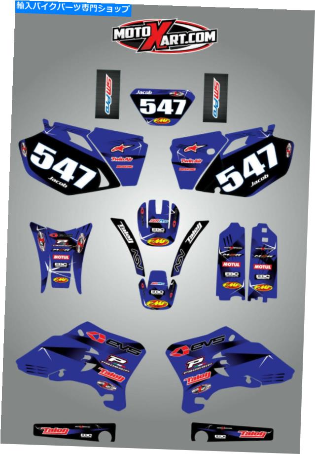 Graphics decal kit ヤマハWRF 250 450 2003-2006有刺鉄線フルグラフィックスキット /ステッカー /デカール Yamaha WRF 250 450 2003-2006 Barbed style full graphics kit / stickers / decals【並行輸入品】