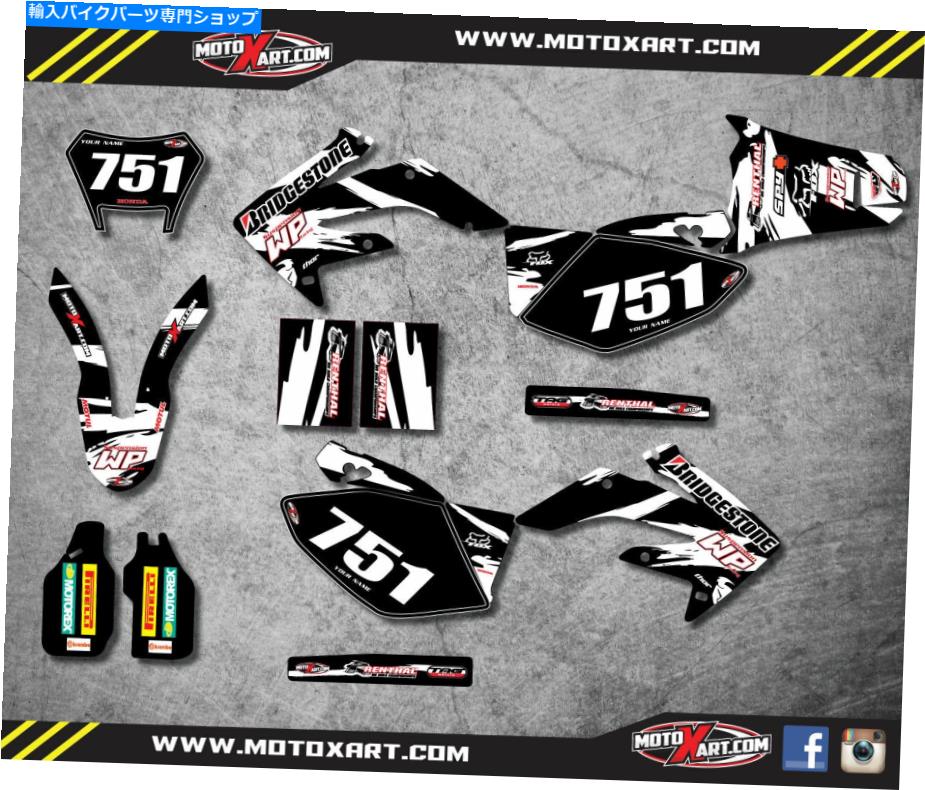 Graphics decal kit Honda CRF 250 X -2004/2017フルカスタムグラフィックキット - サファリスタイルのデカール Honda CRF 250 X - 2004 / 2017 Full Custom Graphic Kit - SAFARI STYLE decals【並行輸入品】