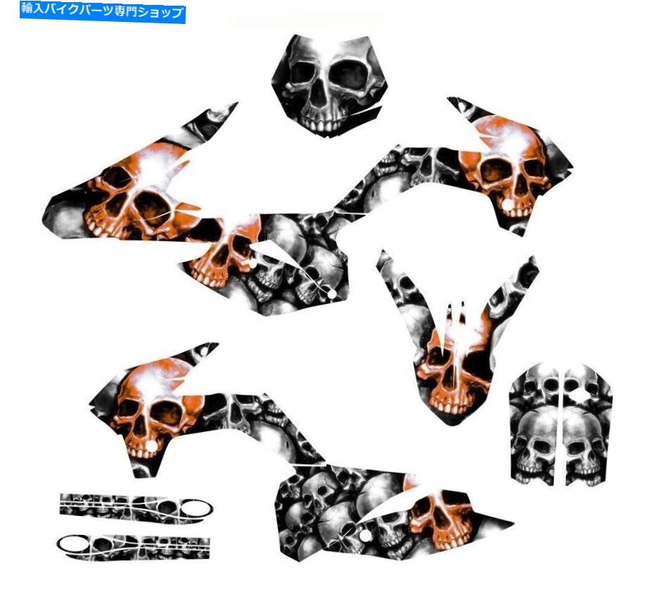 Graphics decal kit KTM SX 85グラフィックス2013-2017カスタムステッカーキット＃9800オレンジボネード KTM SX 85 graphics 2013 - 2017 custom sticker kit #9800 Orange Boneyard【並行輸入品】