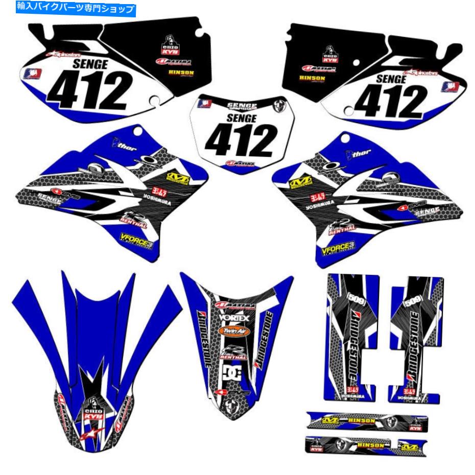 Graphics decal kit 2005-2022 TTR 230 Podium Blue Senge Graphics Kit Yamahaと互換性 2005-2022 TTR 230 PODIUM Blue Senge Graphics Kit Compatible with Yamaha【並行輸入品】