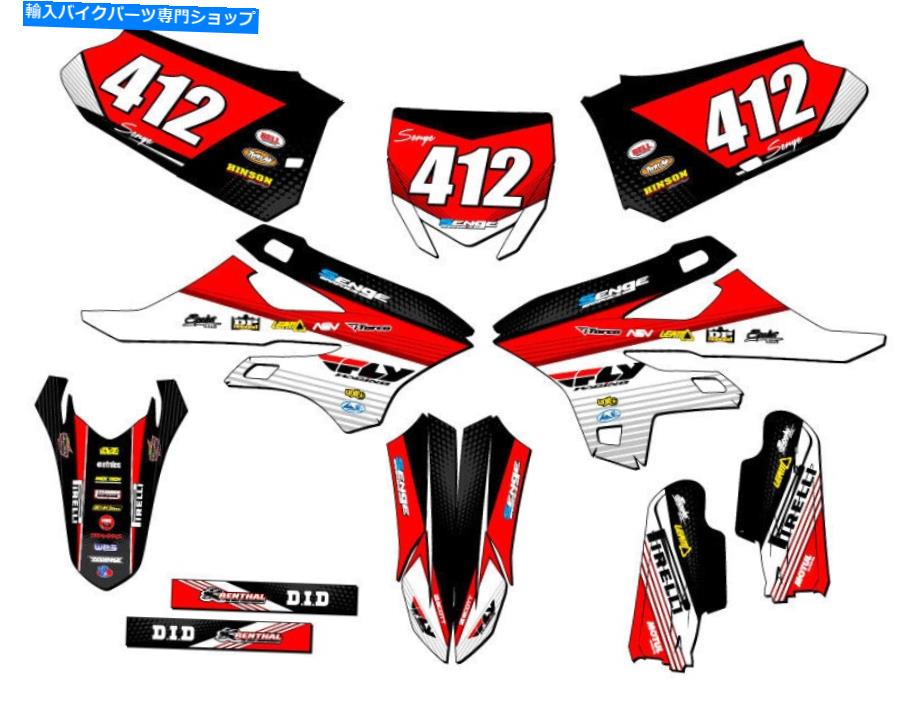 Graphics decal kit 2022-2023 YZ 85 RICOCHET BLACK SENGEグラフィックスキットヤマハと互換性 2022-2023 YZ 85 RICOCHET Black Senge Graphics Kit Compatible with Yamaha【並行輸入品】