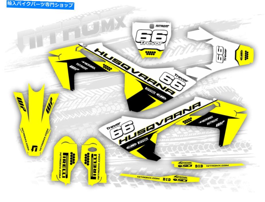 Graphics decal kit Husqvarna TC 85 TC85 2018 2019 2020 2021 2022 Motocross Graphics Kit by Nitromx Husqvarna TC 85 TC85 2018 2019 2020 2021 2022 Motocross Graphics Kit by NitroMX【並行輸入品】