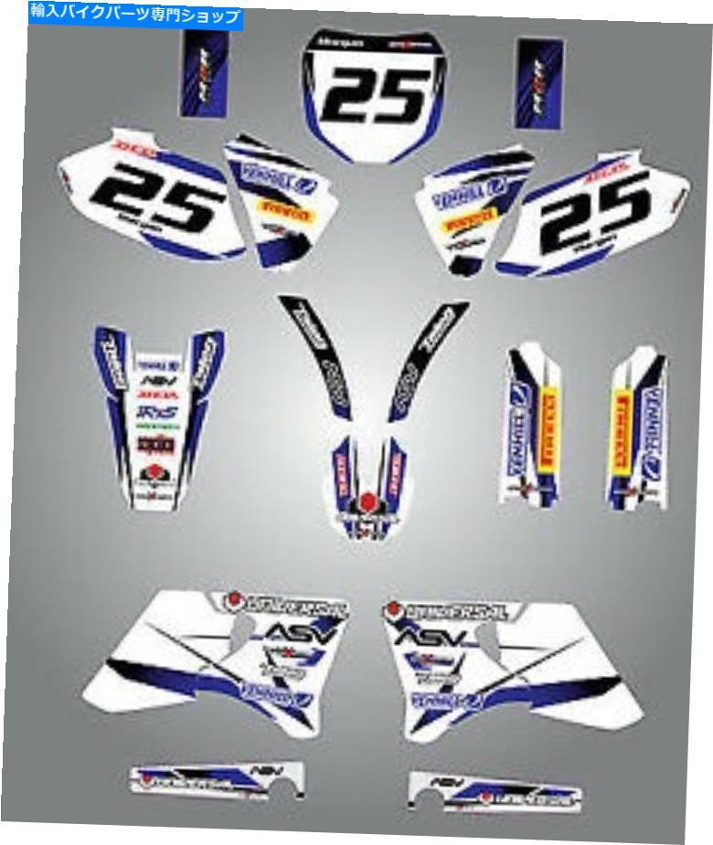 Graphics decal kit ヤマハYZF 250 1998 /2002フルカスタムグラフィックスキットストームスタイルのステッカーデカール Yamaha YZF 250 1998 / 2002 Full Custom Graphics Kit Storm Style stickers decals【並行輸入品】