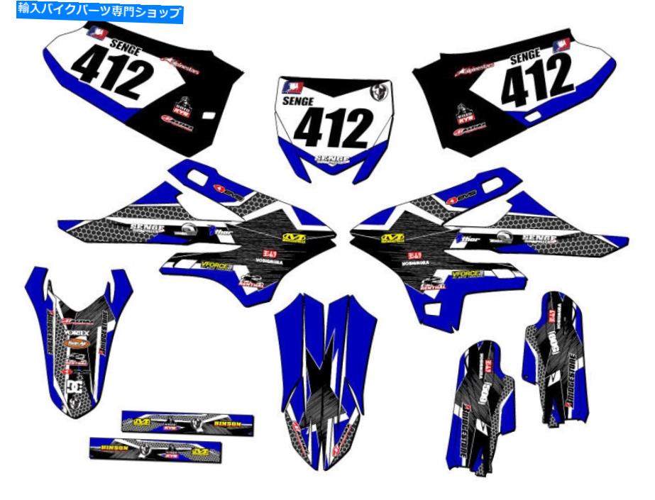 Graphics decal kit 2022-2023 YZ 85 Podium Blue Senge Graphics Kit Yamahaと互換性 2022-2023 YZ 85 PODIUM Blue Senge Graphics Kit Compatible with Yamaha【並行輸入品】