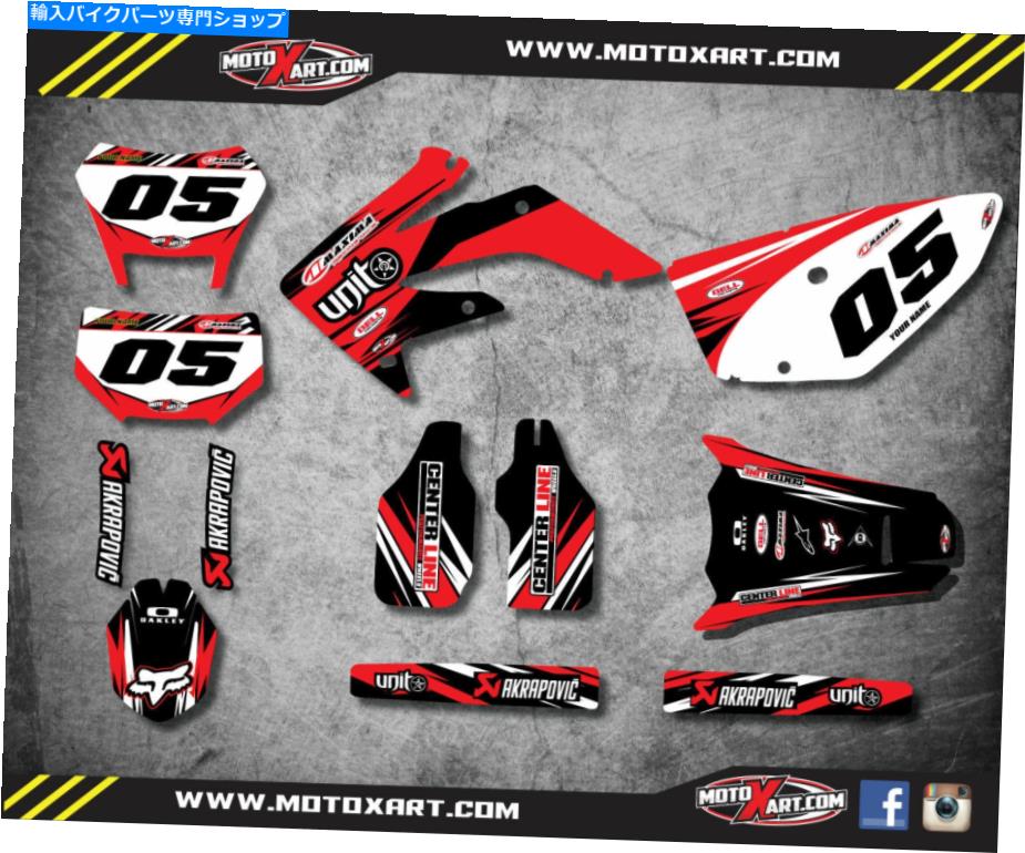 Graphics decal kit Honda CRF 250 X -2004/2017フルカスタムグラフィックキット掘削スタイルデカール Honda CRF 250 X - 2004 / 2017 Full Custom Graphic Kit DIGGER STYLE decals【並行輸入品】