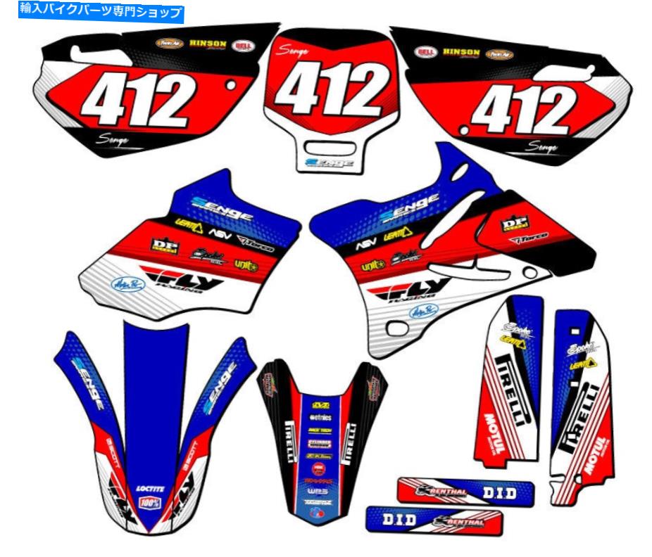 Graphics decal kit 2002-2014 YZ 85 Ricochet Blue Senge Graphics Kit Yamahaと互換性 2002-2014 YZ 85 RICOCHET Blue Senge Graphics Kit Compatible with Yamaha【並行輸入品】