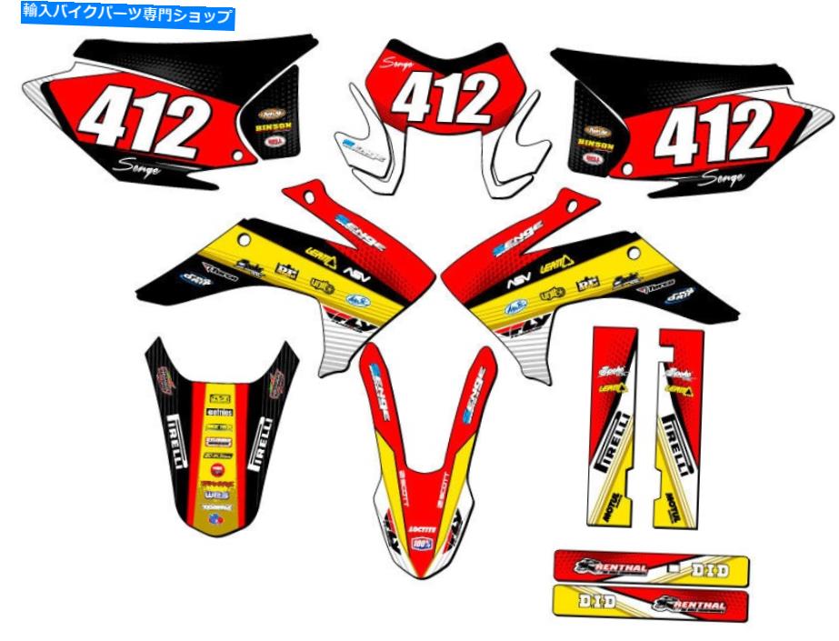 Graphics decal kit 2015-2020（ヘッドライト付き）CRF 230 Fリコチェット黄色のセンゲグラフィックスパン 2015-2020 (with Headlight) CRF 230 F RICOCHET Yellow Senge Graphics Kit Compa...【並行輸入品】