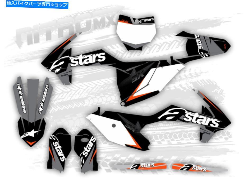Graphics decal kit KTM SX 85 SX85 2018 2019 2020 2021 2022 NITROMXによるモトクロスグラフィックキットデカール KTM SX 85 SX85 2018 2019 2020 2021 2022 Motocross Graphic Kit Decals by NitroMX【並行輸入品】