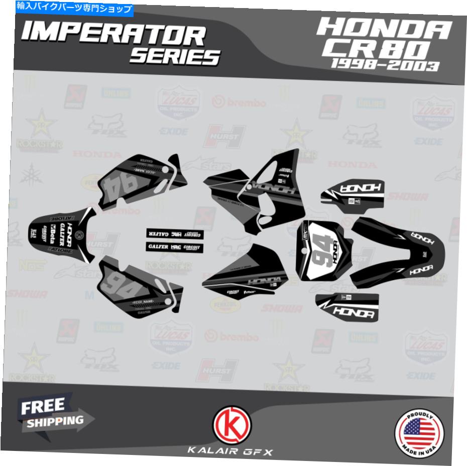 Graphics decal kit ホンダCR 80のグラフィックキット1998-2003 CR80 Imperator-Smoke Graphics Kit for Honda CR 80 1998-2003 CR80 IMPERATOR-Smoke【並行輸入品】 42,543円