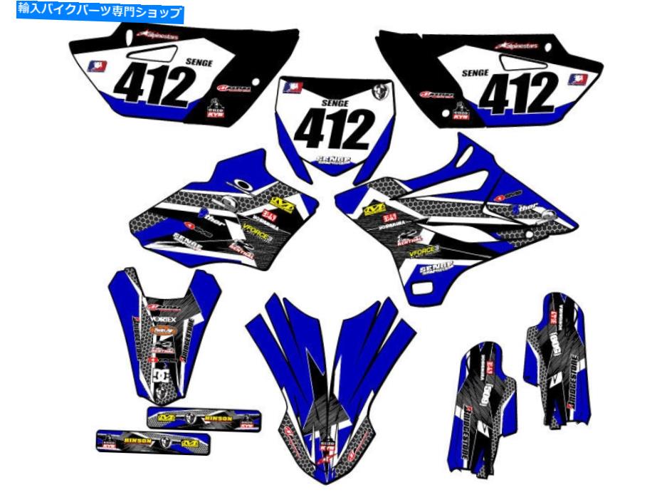 Graphics decal kit 2019-2021 YZ 85 Podium Blue Senge Graphics Kit Yamahaと互換性 2019-2021 YZ 85 PODIUM Blue Senge Graphics Kit Compatible with Yamaha【並行輸入品】