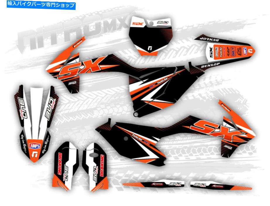 Graphics decal kit KTM SX 85 SX85 2018 2019 2020 2021 2022 NITROMXによるモトクロスグラフィックキットデカール KTM SX 85 SX85 2018 2019 2020 2021 2022 Motocross Graphic Kit Decals by NitroMX【並行輸入品】